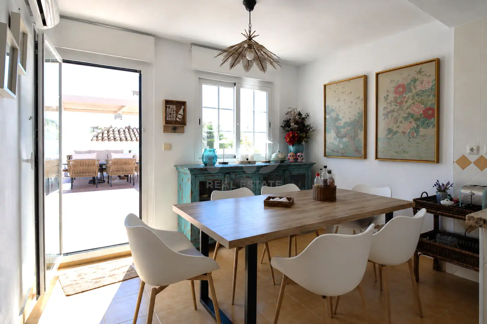 Dining room of Flat for rent in Marbella  with Terrace and Swimming Pool