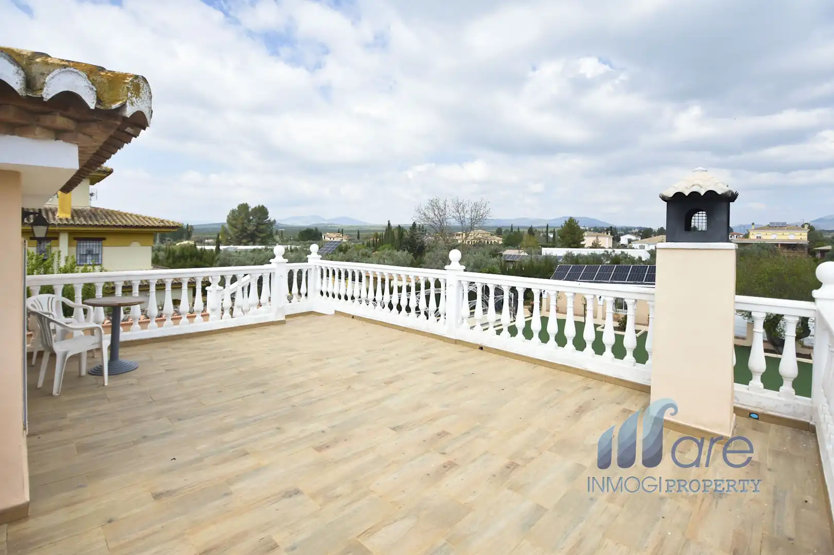 Terraza de Casa o chalet en venta en Atarfe con Aire acondicionado, Jardín privado y Piscina