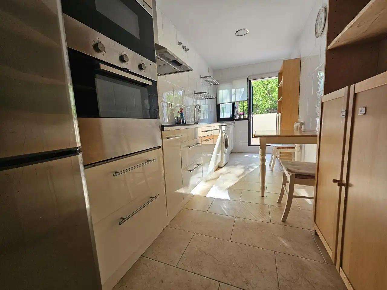Kitchen of Flat for sale in Jerez de la Frontera  with Air Conditioner, Terrace and Furnished