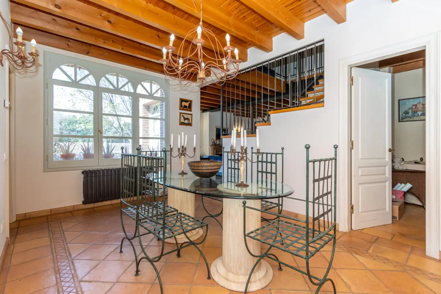 Dining room of Houses for sale in Matadepera  with Heating and Swimming Pool