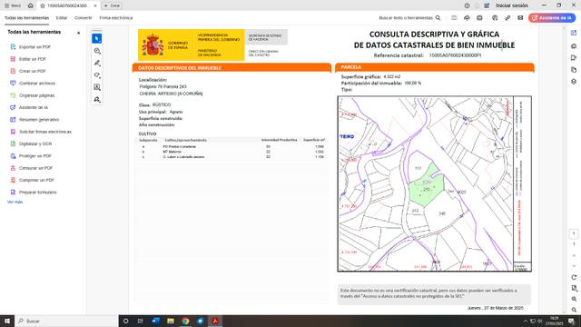 Terreno en Venta en Travesía Estación, 2 en Morás - A Zapateira