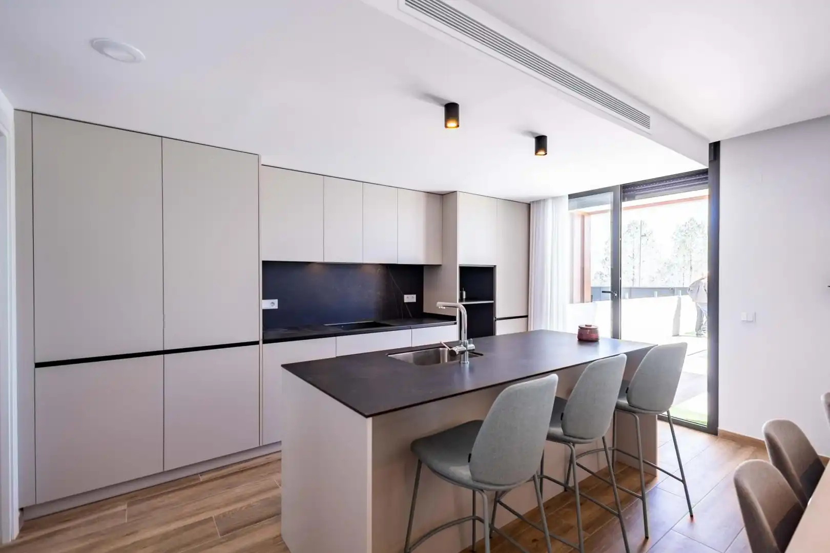 Cocina de Casa o chalet en venta en Polop con Aire acondicionado, Terraza y Alarma