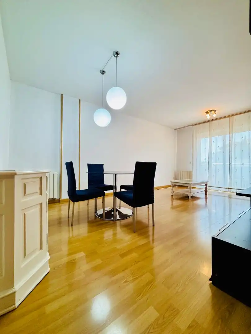 Sala de estar de Piso en venta en Girona con Aire acondicionado, Calefacción y Parquet