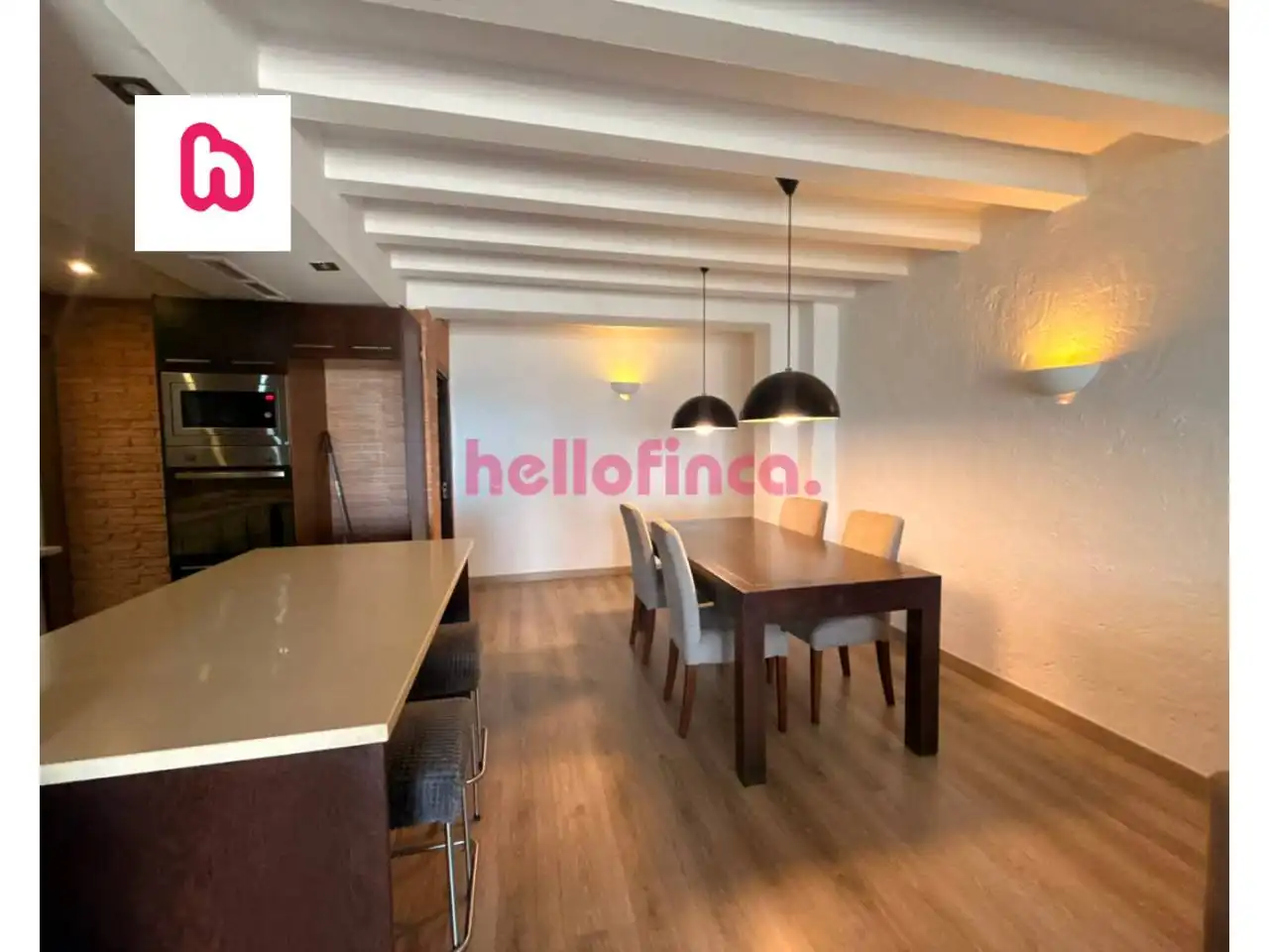 Dining room of Flat for sale in Vilanova i la Geltrú  with Air Conditioner, Heating and Private garden