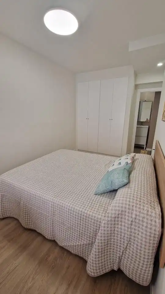 Schlafzimmer von Wohnung zur Miete in Moncada mit Klimaanlage, Terrasse und Möbliert