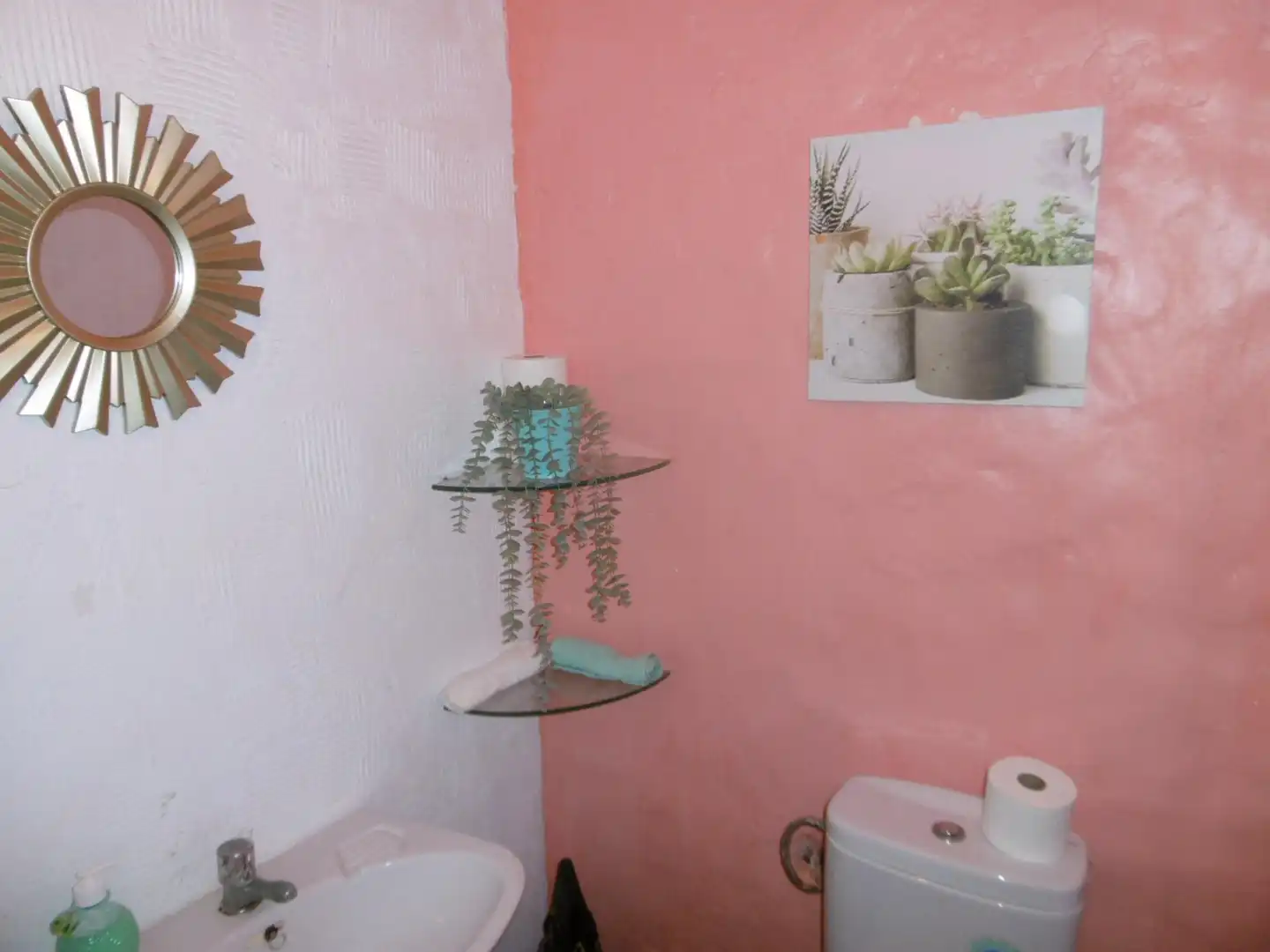 Baño de Finca rústica en venta en Sierra Engarcerán con Calefacción y Trastero