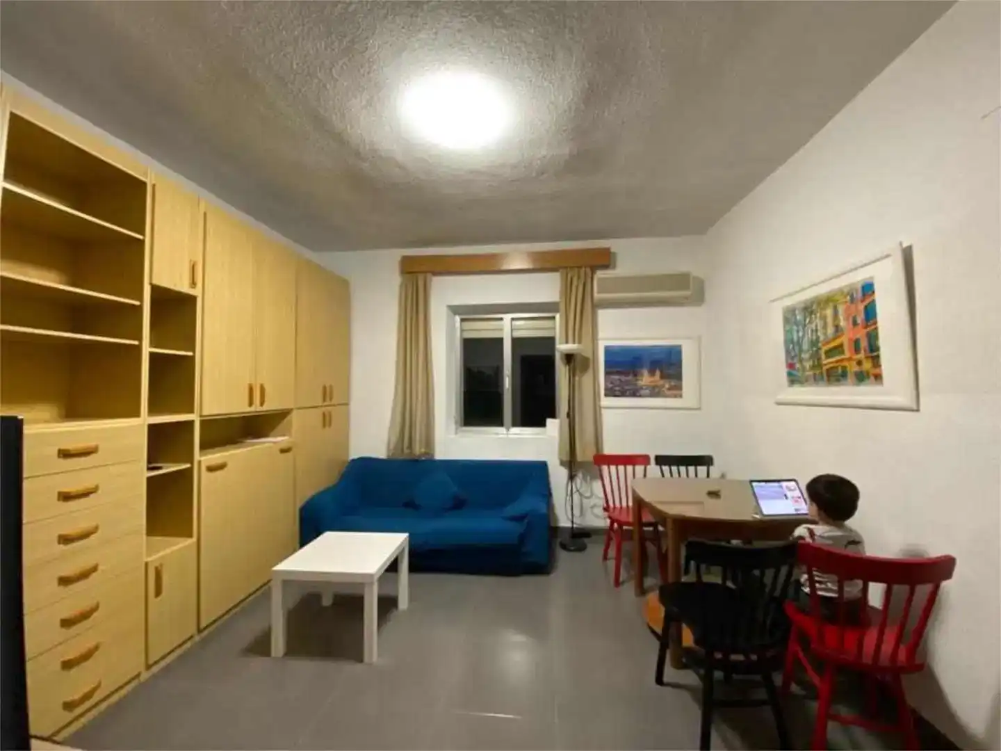 Sala d'estar de Pis per a compartir en Avda de Madrid - Pº de la Estación