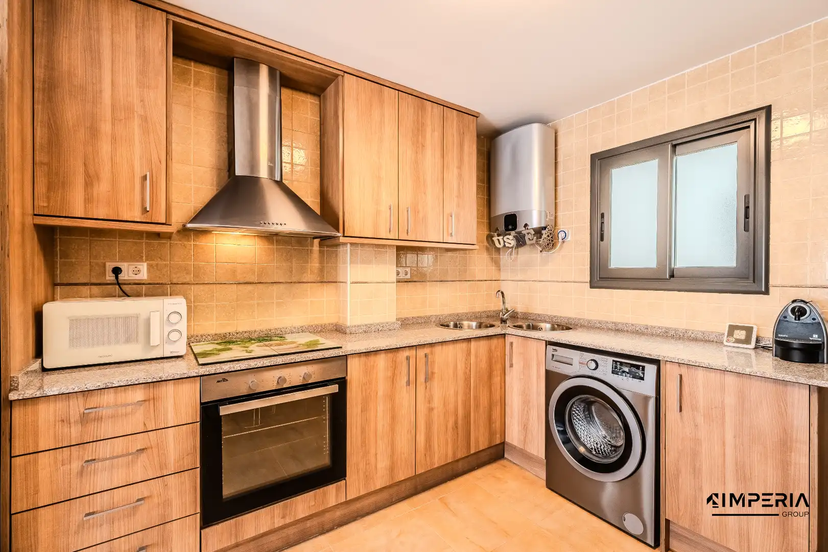 Cocina de Apartamento en venta en L'Ampolla con Aire acondicionado, Calefacción y Terraza