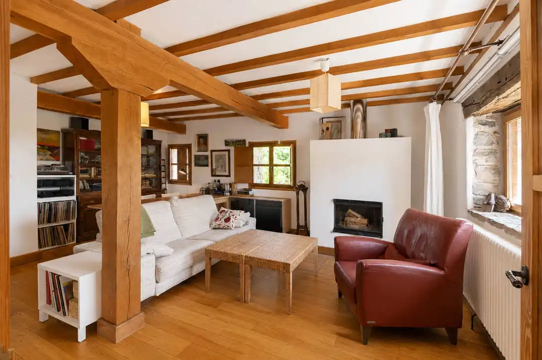 Sala de estar de Casa o chalet en venta en Ayala / Aiara con Aire acondicionado, Calefacción y Jardín privado