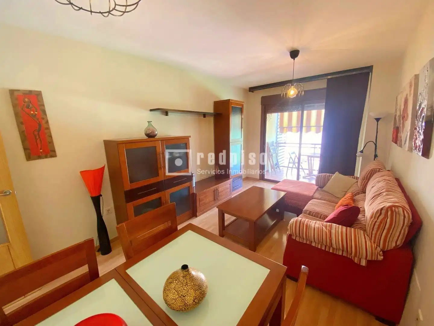 Sala de estar de Piso de alquiler en Málaga con Aire acondicionado, Calefacción y Jardín privado