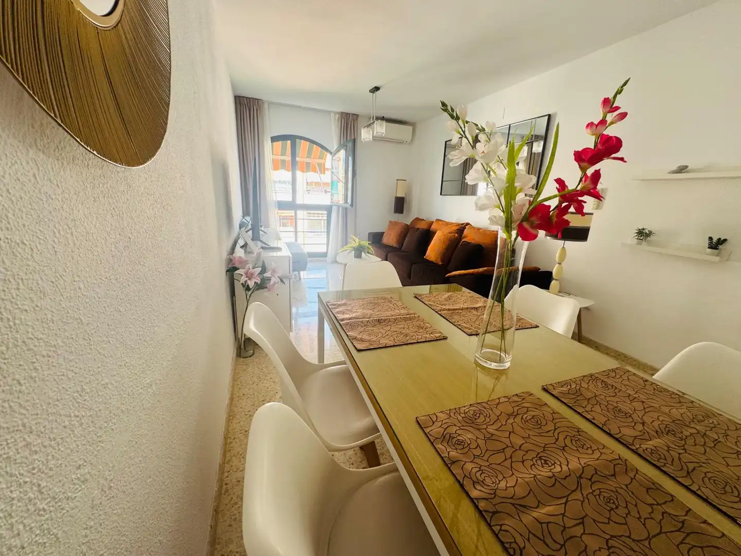 Esszimmer von Wohnung zur Miete in Málaga mit Klimaanlage und Möbliert