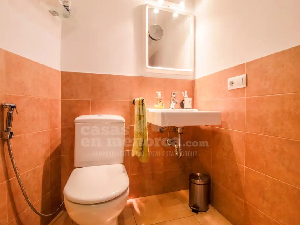 Bathroom of Flat for sale in Ciutadella de Menorca  with Air Conditioner, Private garden and Swimming Pool