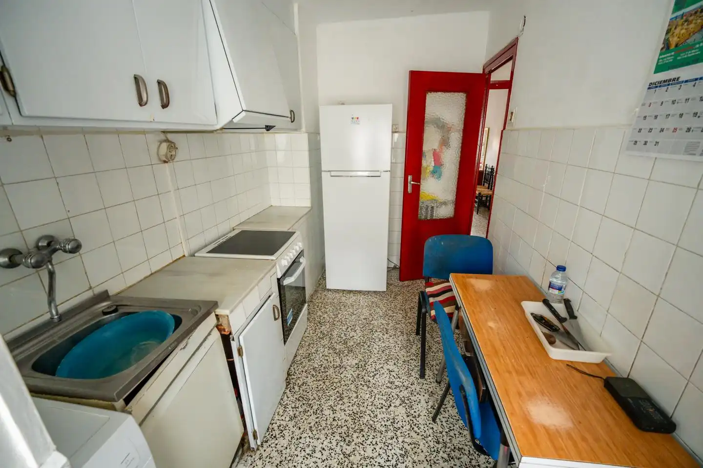 Kitchen of Flat for sale in Zaragoza  with Heating, Terrace and Balcony