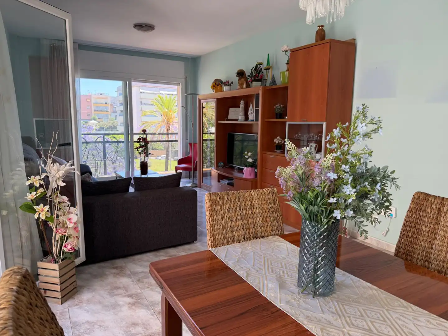 Sala de estar de Piso en venta en Mataró con Calefacción y Balcón