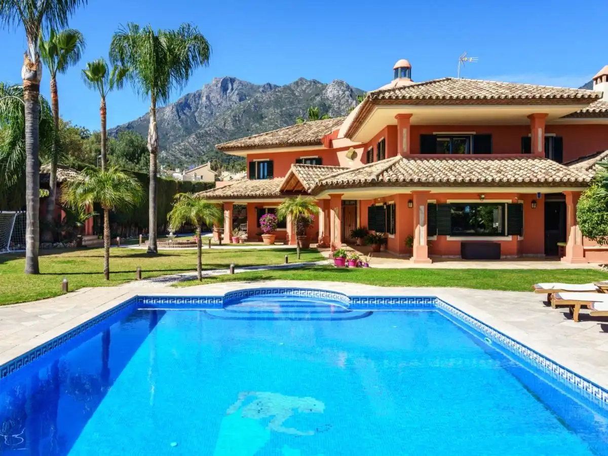 Exterior view of Houses for rent in Marbella  with Air Conditioner, Heating and Private garden