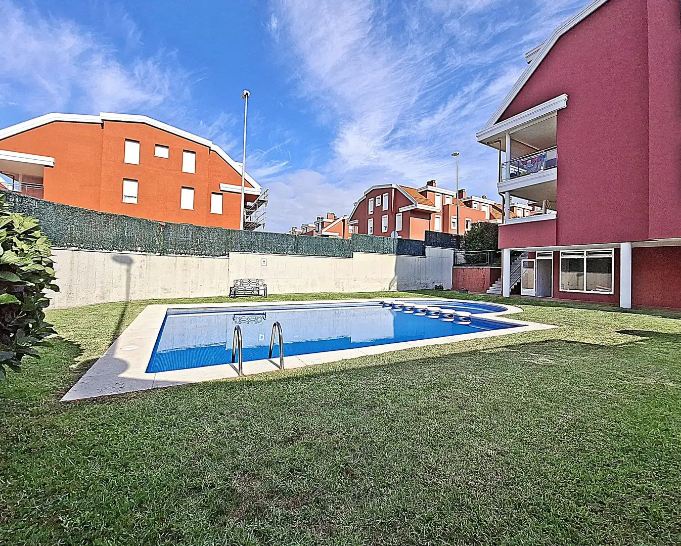 Swimming pool of Flat for sale in Vilagarcía de Arousa  with Heating, Private garden and Terrace