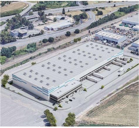 Vista exterior de Nau industrial de lloguer en Montornès del Vallès