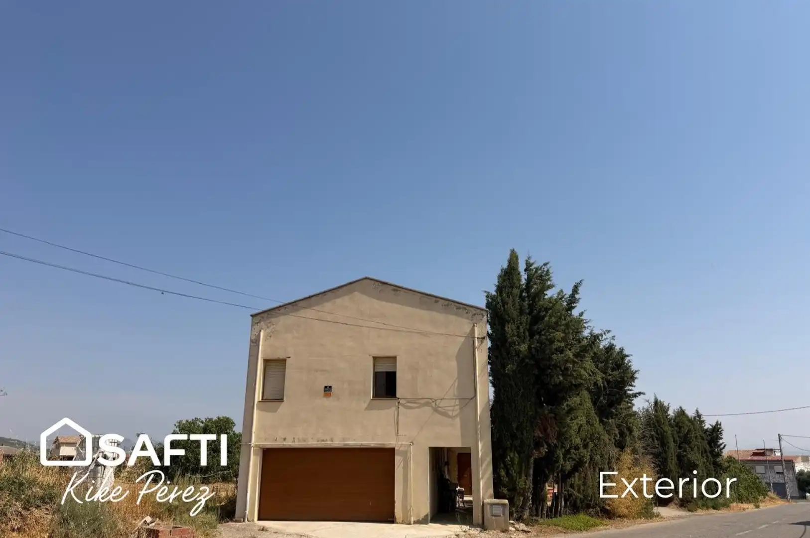 Vista exterior de Casa o chalet en venta en Alguaire con Calefacción, Terraza y Amueblado