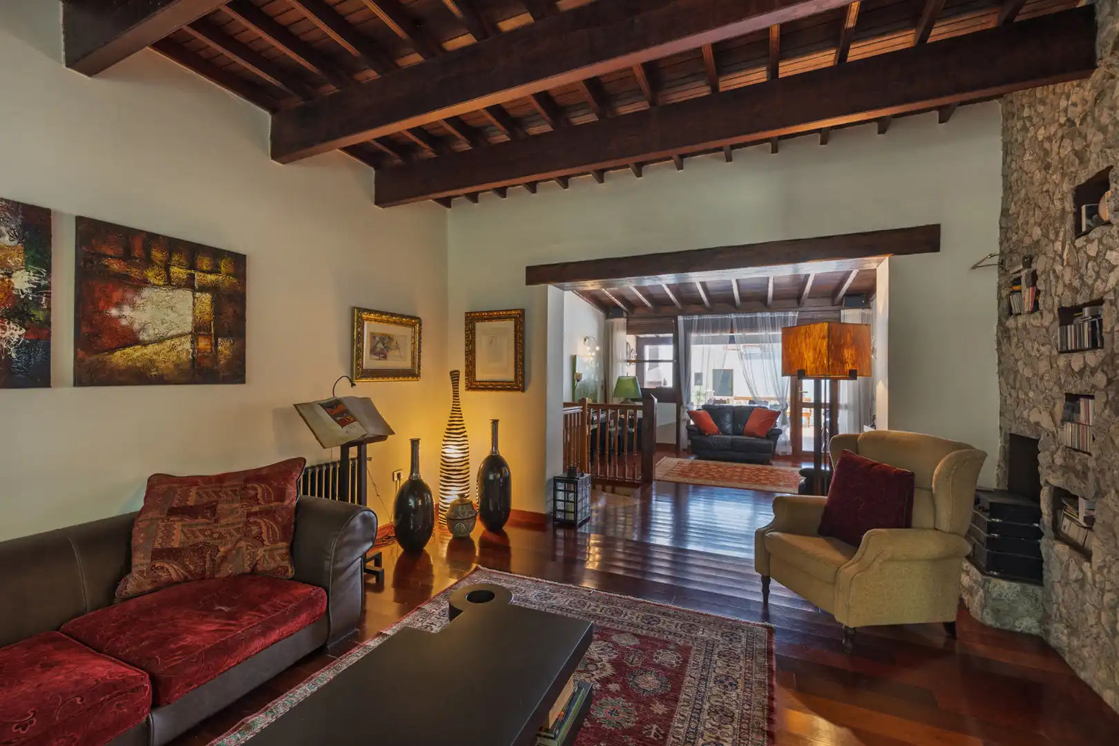 Sala d'estar de Casa o xalet en venda en Santa Brígida amb Aire condicionat, Calefacció i Jardí privat