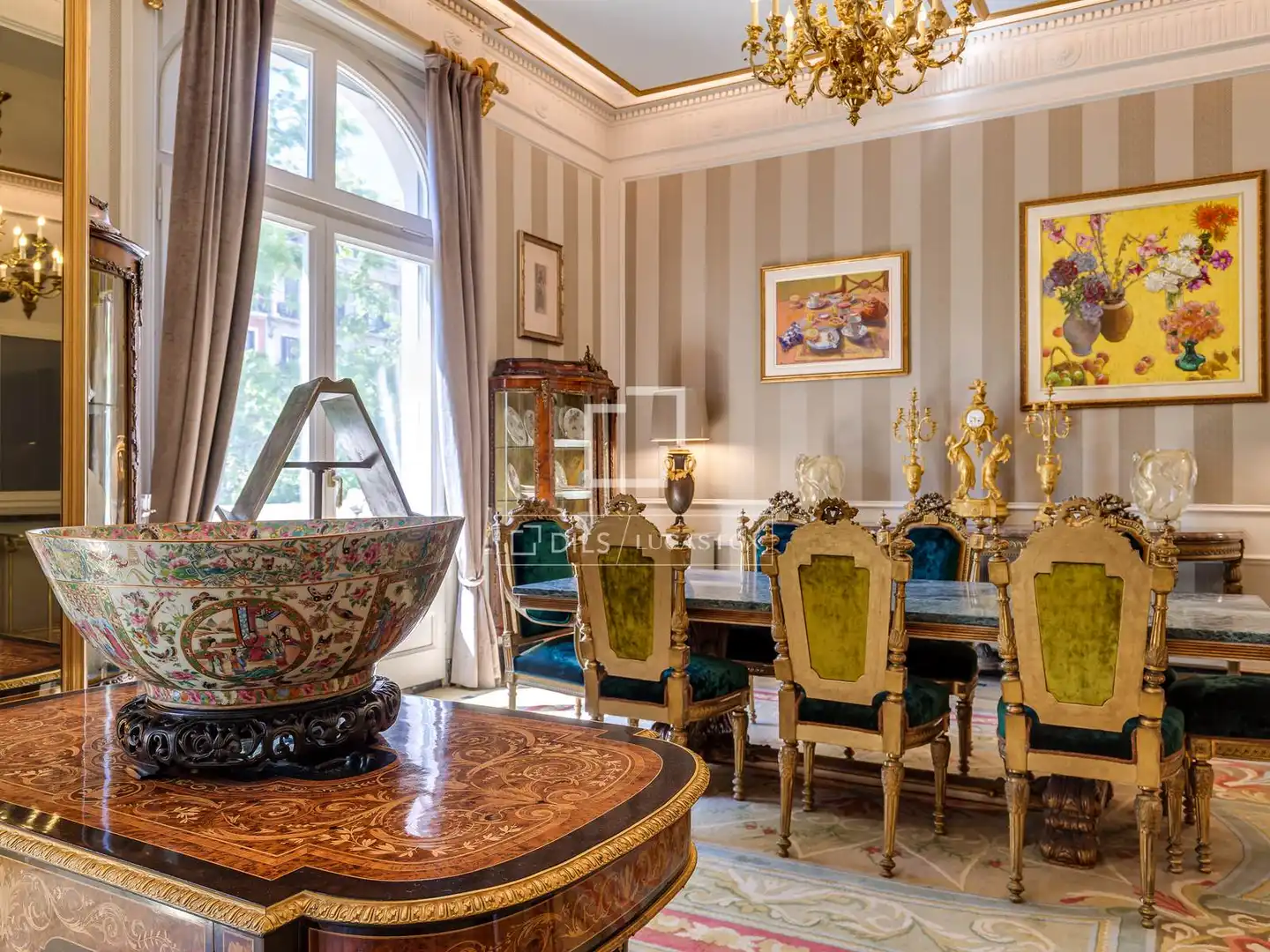 Dining room of Flat for sale in Barcelona  with Air Conditioner, Heating and Furnished