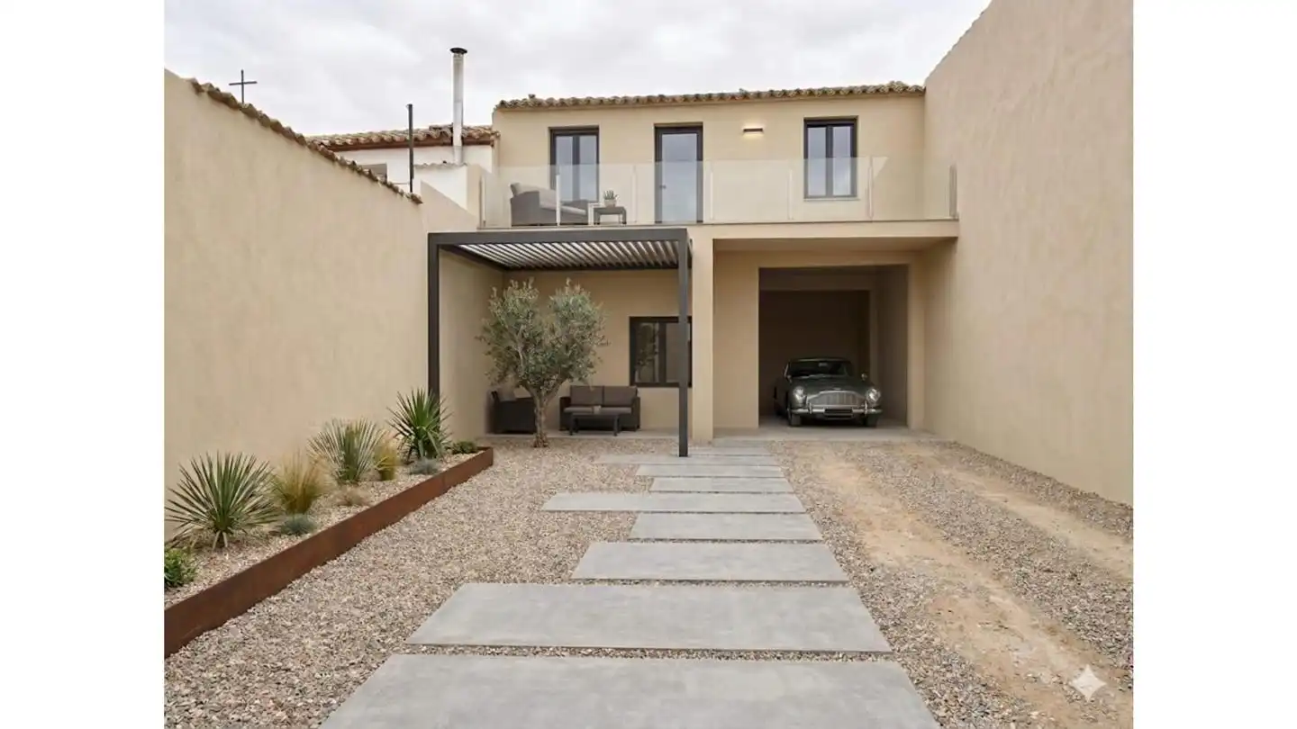 Vista exterior de Edificio en venta en Boquiñeni