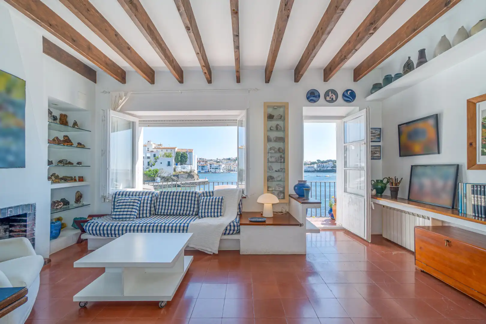 Sala de estar de Casa o chalet en venta en Cadaqués con Amueblado