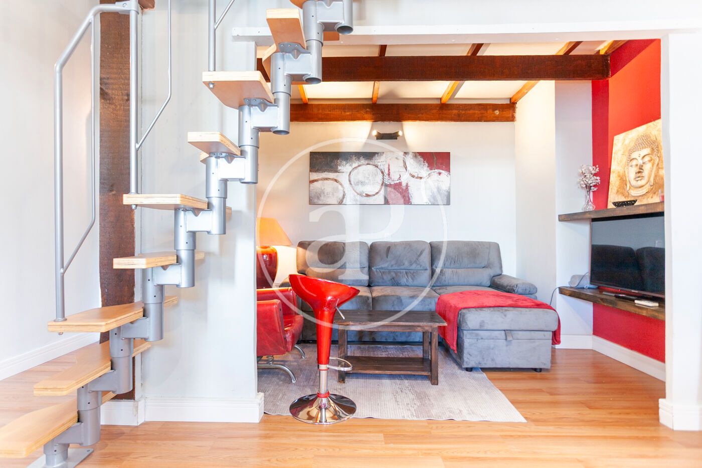 Living room of Duplex for sale in  Valencia Capital  with Air Conditioner, Heating and Terrace
