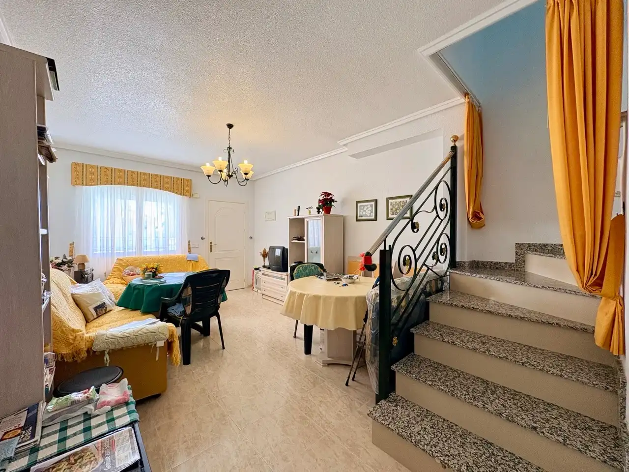 Sala de estar de Casa adosada en venta en Rojales con Terraza, Trastero y Piscina