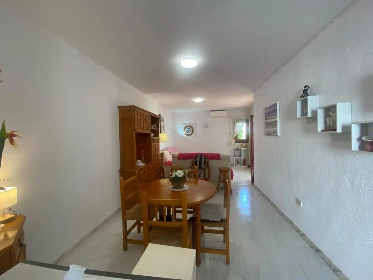 Menjador de Apartament de lloguer en Dénia amb Aire condicionat, Calefacció i Terrassa