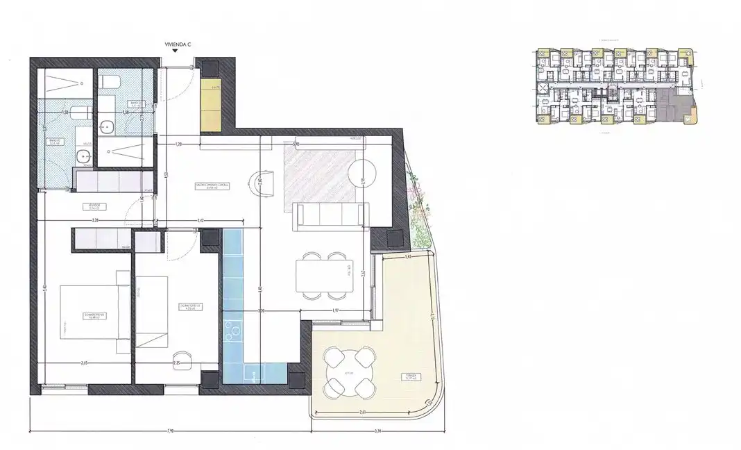 Piso en venta en Picassent con Aire acondicionado, Calefacción y Terraza