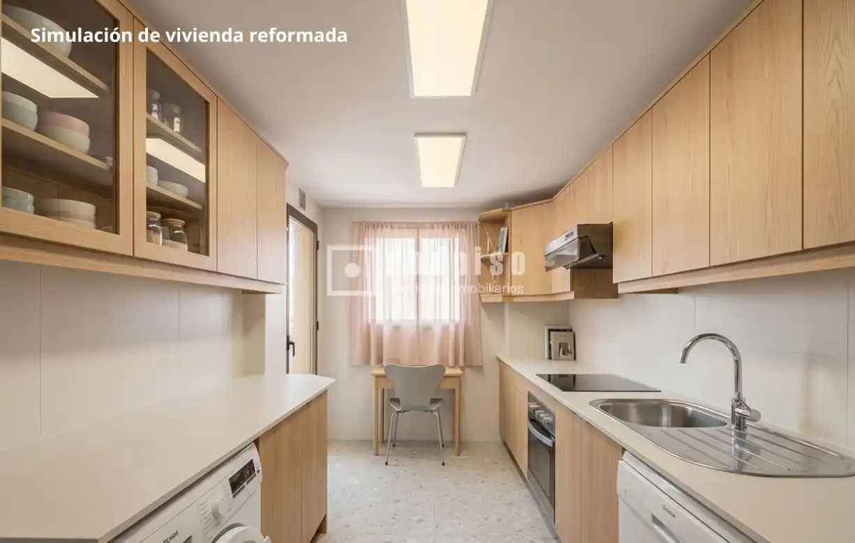 Kitchen of Flat for sale in Tres Cantos  with Heating, Private garden and Parquet flooring