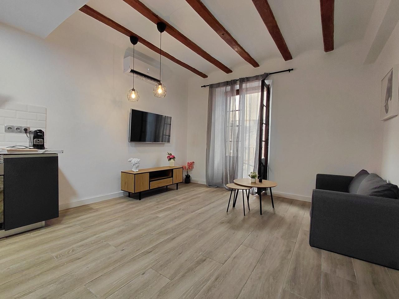 Sala de estar de Piso de alquiler en  Tarragona Capital con Aire acondicionado y Terraza
