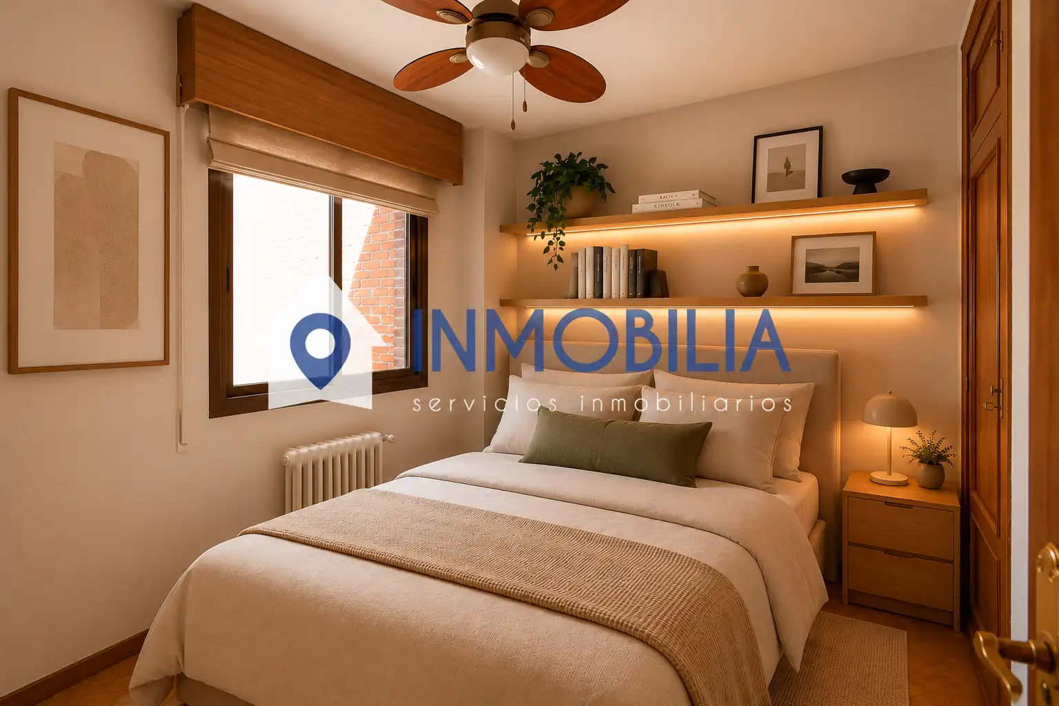Bedroom of Attic for sale in Madrid  with Air Conditioner, Heating and Terrace