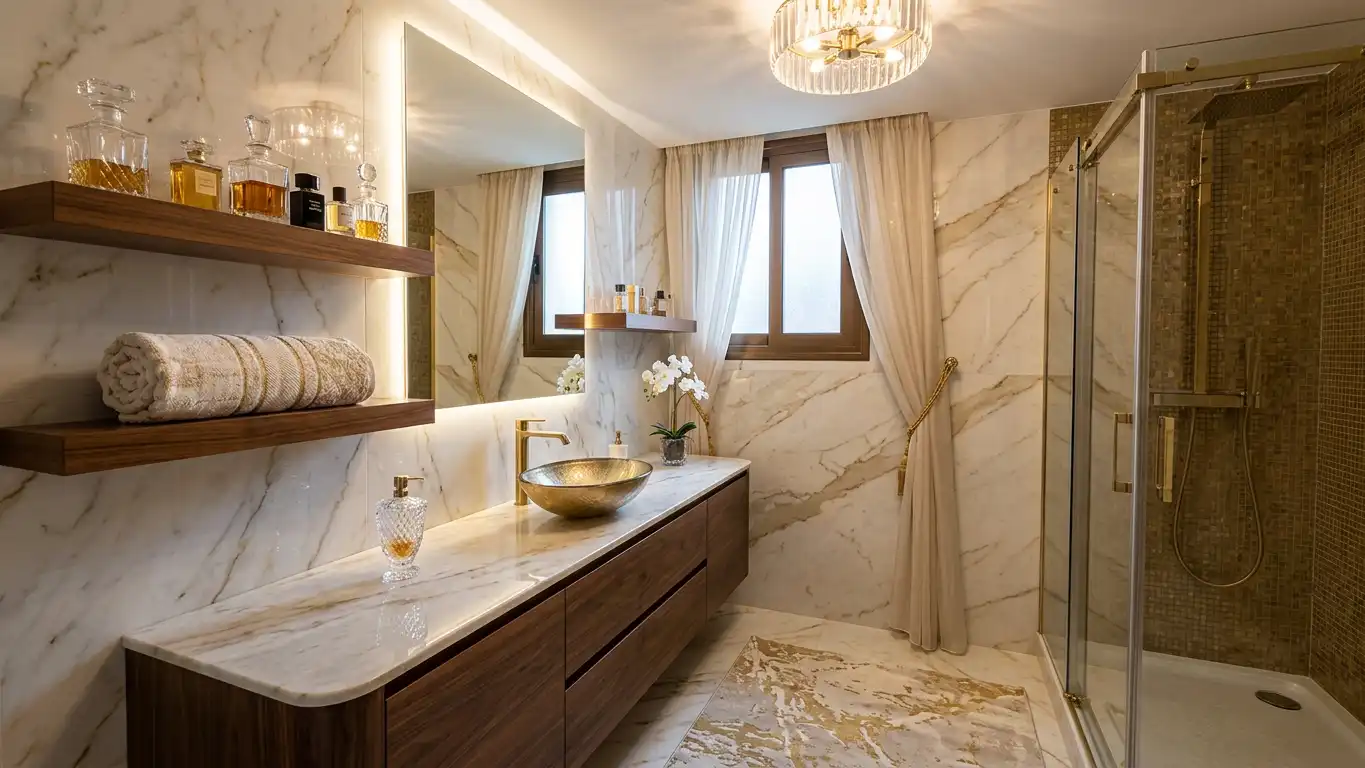 Bathroom of Houses for sale in Villaviciosa de Odón  with Air Conditioner, Heating and Private garden