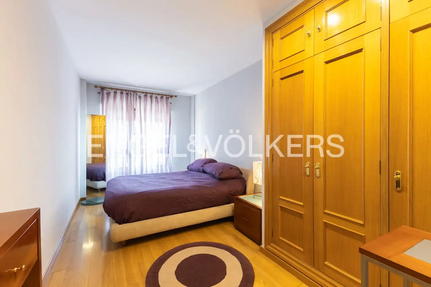 Bedroom of Flat for rent in Castellón de la Plana / Castelló de la Plana  with Air Conditioner, Heating and Parquet flooring