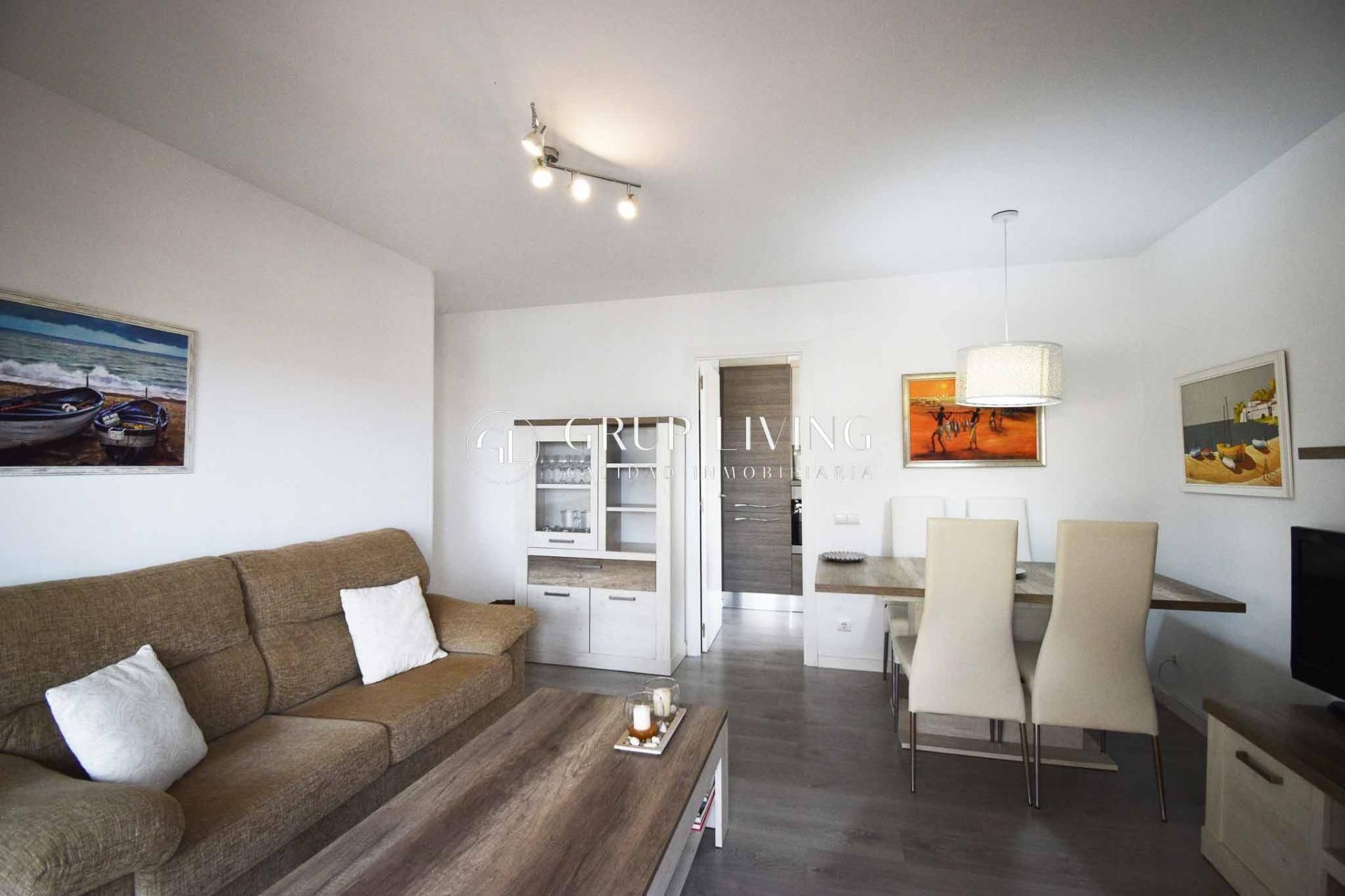 Living room of Flat for sale in Cunit  with Private garden, Terrace and Balcony