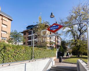 Exterior view of Attic for sale in  Madrid Capital  with Air Conditioner, Heating and Terrace