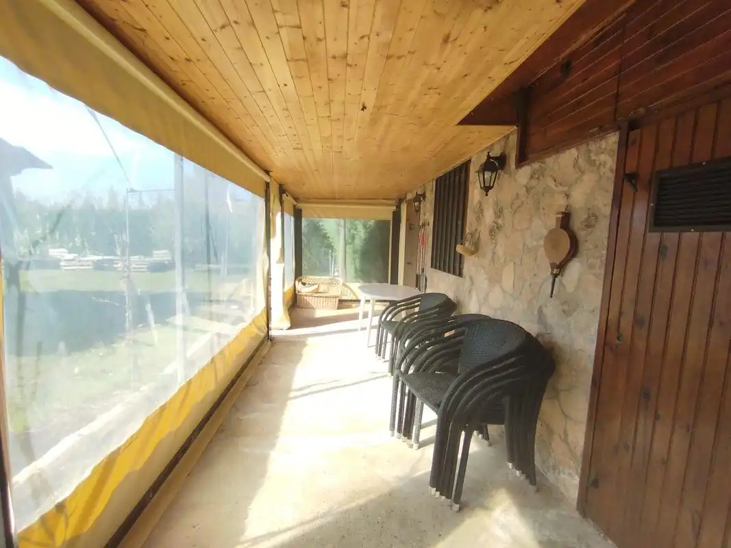 Terraza de Casa o chalet en venta en Muel con Jardín privado y Piscina