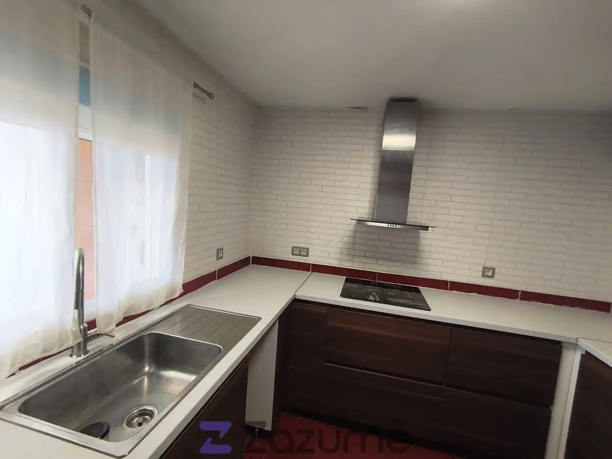 Kitchen of Attic for rent in Valencia  with Air Conditioner, Terrace and Storage room