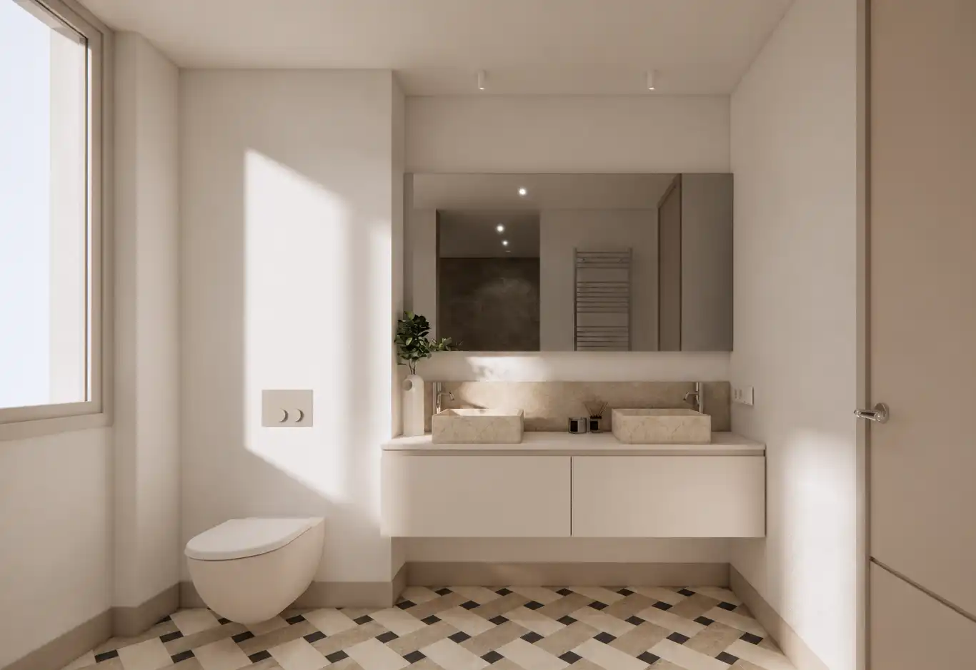 Bathroom of Flat for sale in Madrid  with Heating and Terrace