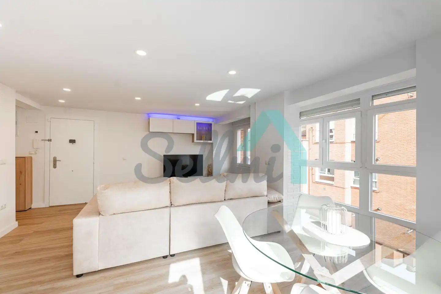 Sala de estar de Piso de alquiler en Gijón  con Calefacción, Amueblado y Internet