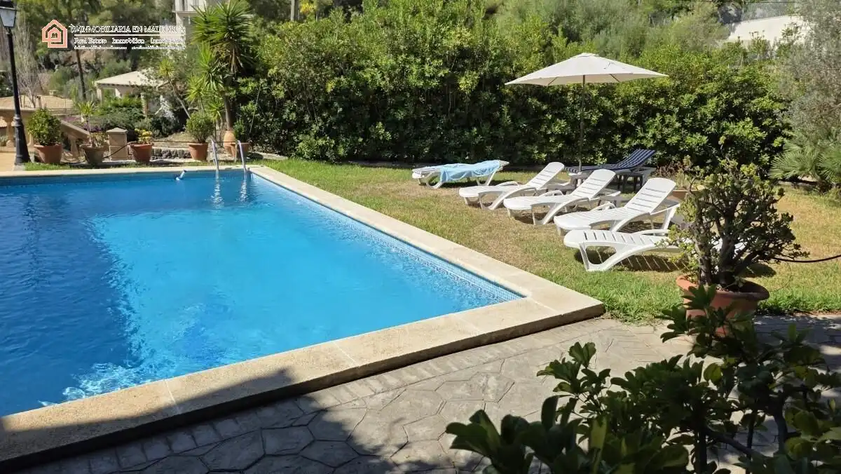 Piscina de Finca rústica en venda en Sóller amb Aire condicionat, Calefacció i Jardí privat