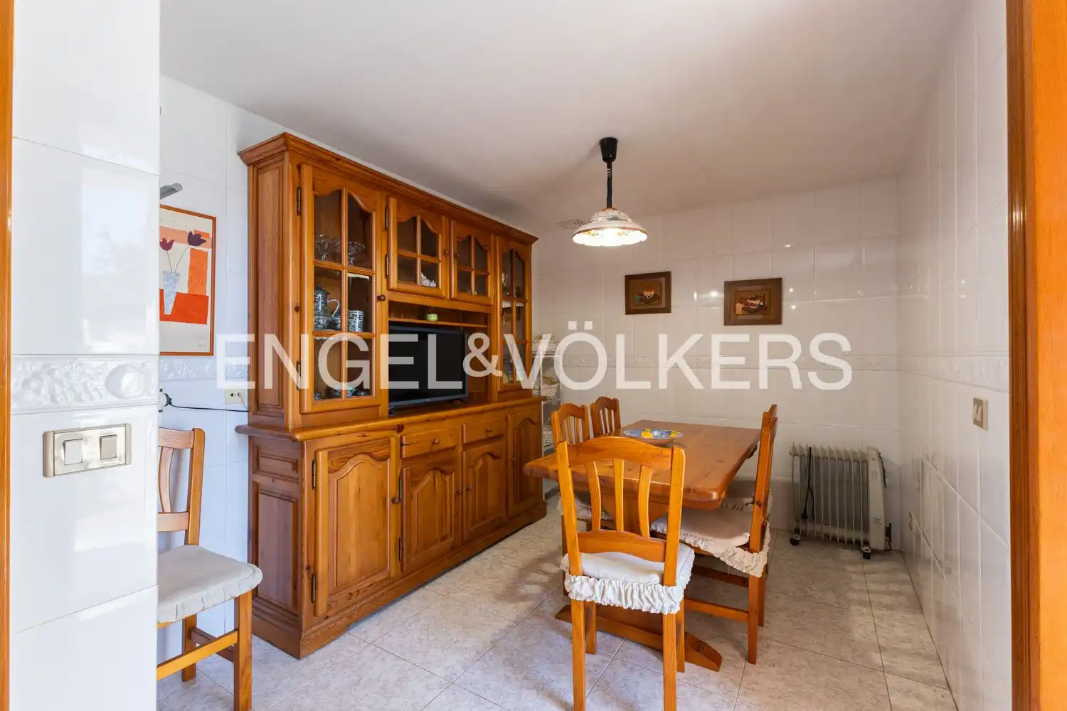 Comedor de Casa o chalet de alquiler en Benicasim / Benicàssim con Aire acondicionado, Calefacción y Jardín privado