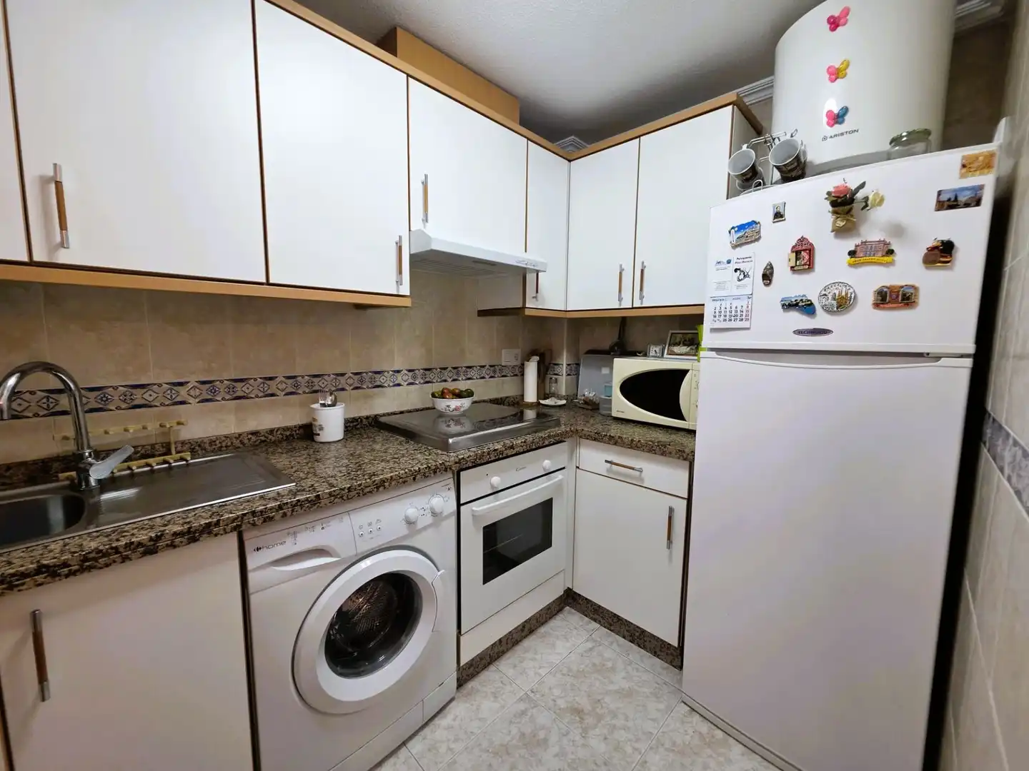Cocina de Apartamento de alquiler en Santa Pola con Terraza