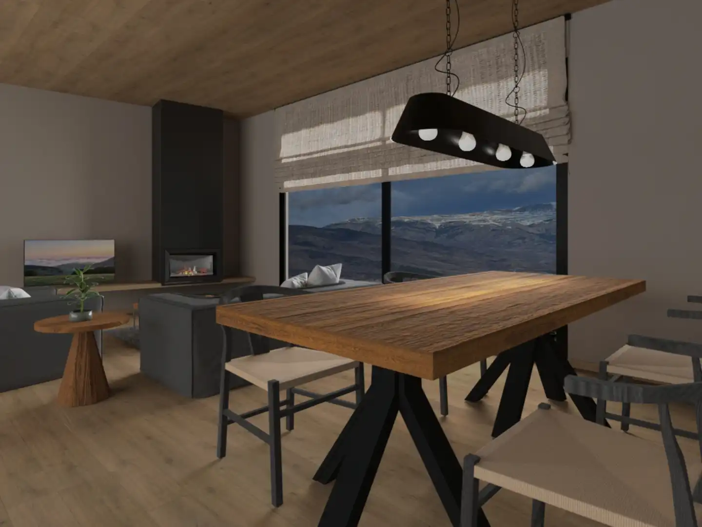 Menjador de Apartament en venda en Alp amb Calefacció, Parquet i Forn