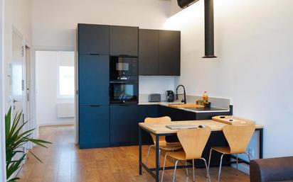 Kitchen of Flat for sale in A Coruña Capital   with Heating, Parquet flooring and Oven