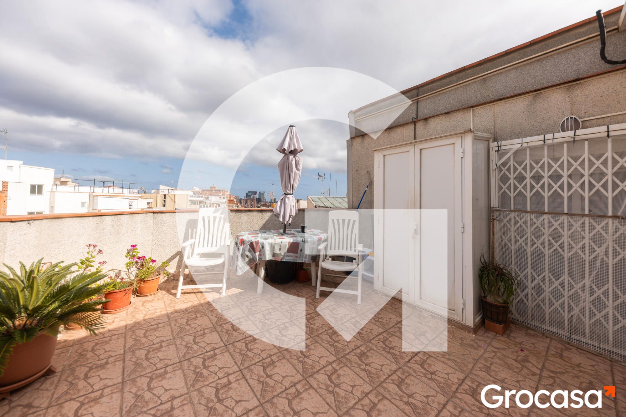 Terrace of Flat for sale in L'Hospitalet de Llobregat  with Air Conditioner, Heating and Terrace