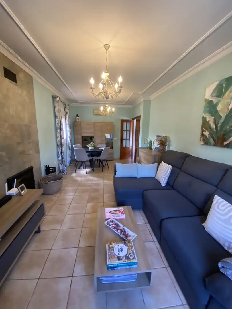 Living room of Houses for sale in Chiclana de la Frontera  with Air Conditioner, Storage room and Swimming Pool