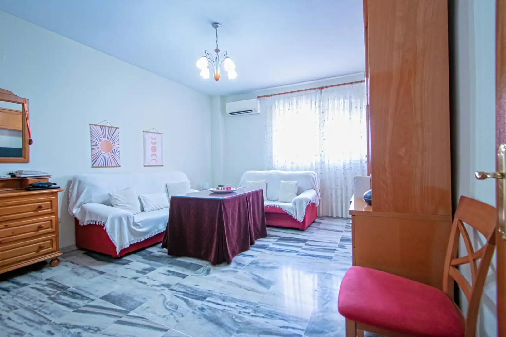Wohnzimmer von Wohnung zum Verkauf in Sevilla mit Klimaanlage und Abstellraum
