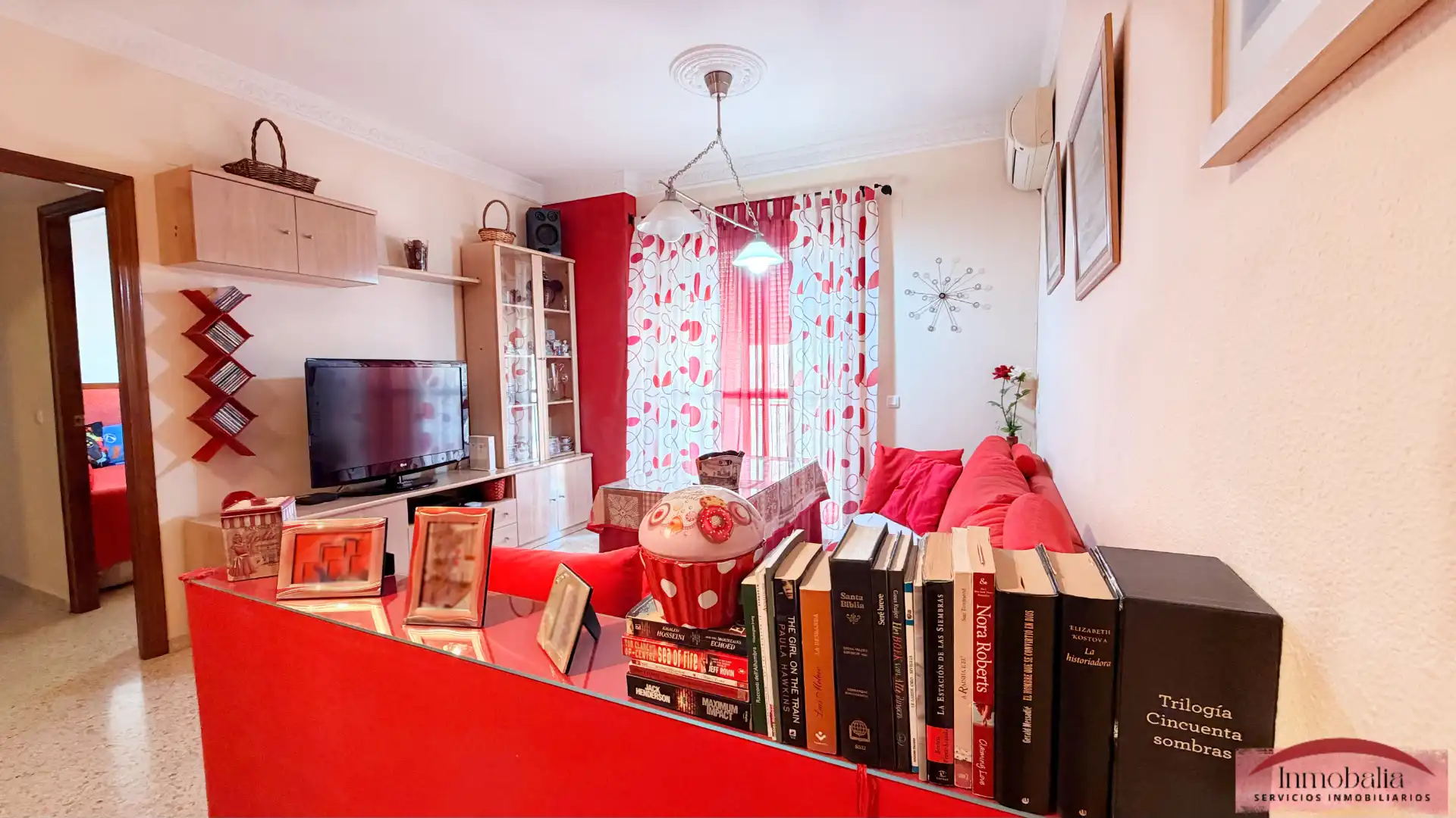Sala de estar de Piso en venta en Sevilla con Aire acondicionado y Terraza